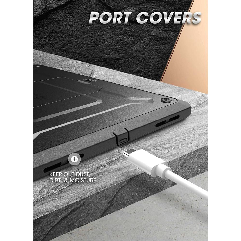 Hülle für Apple iPad (2025) / iPad (2022), Supcase, Unicorn Beetle Pro, Schwarz