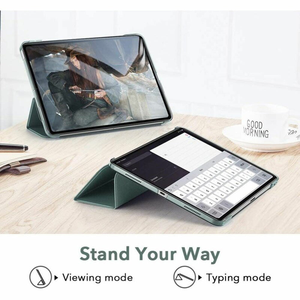 Hülle für Apple iPad Air 11 (2025) / Air 11 (2024) / Air (2022) / Air (2020), ESR, Ascend Trifold, Satin Grün