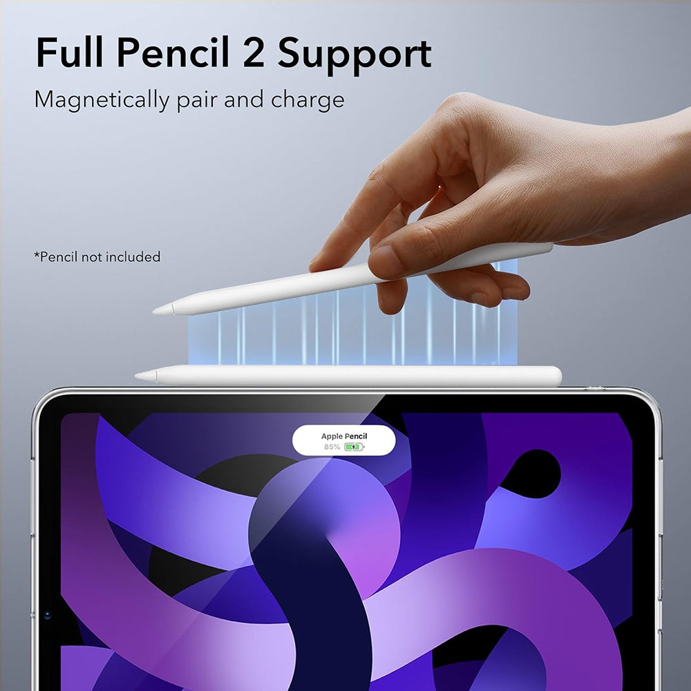 Hülle für Apple iPad Air 11 (2026) / iPad Air 11 (2025) / Air 11 (2024) / Air (2022) / Air (2020), ESR, Project Zero, Satin Schwarz