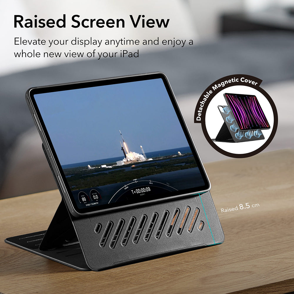 Hülle für Apple iPad Air 11 (2026) / iPad Air 11 (2025) / Air 11 (2024) / Air (2022) / Air (2020), ESR, Shift, Schwarz