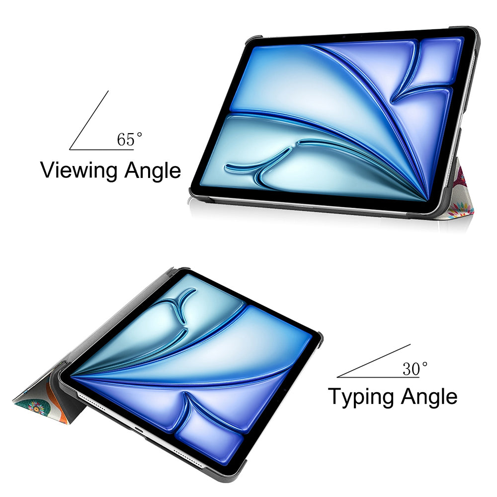 Hülle für Apple iPad Air 11 (2026) / iPad Air 11 (2025) / Air 11 (2024), Techsuit, FoldPro Butterfly, Mehrfarbig