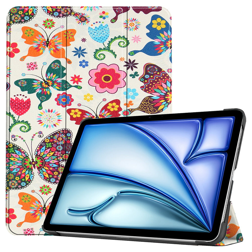 Hülle für Apple iPad Air 13 (2026) / Air 13 (2025) / Air 13 (2024), Techsuit, FoldPro Butterfly, Mehrfarbig