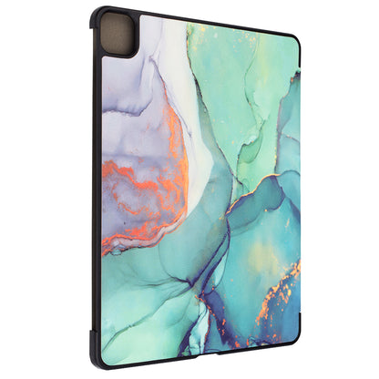 Hülle für Apple iPad Air 13 (2026) / Air 13 (2025) / Air 13 (2024), Techsuit, FoldPro Green Time, Mehrfarbig