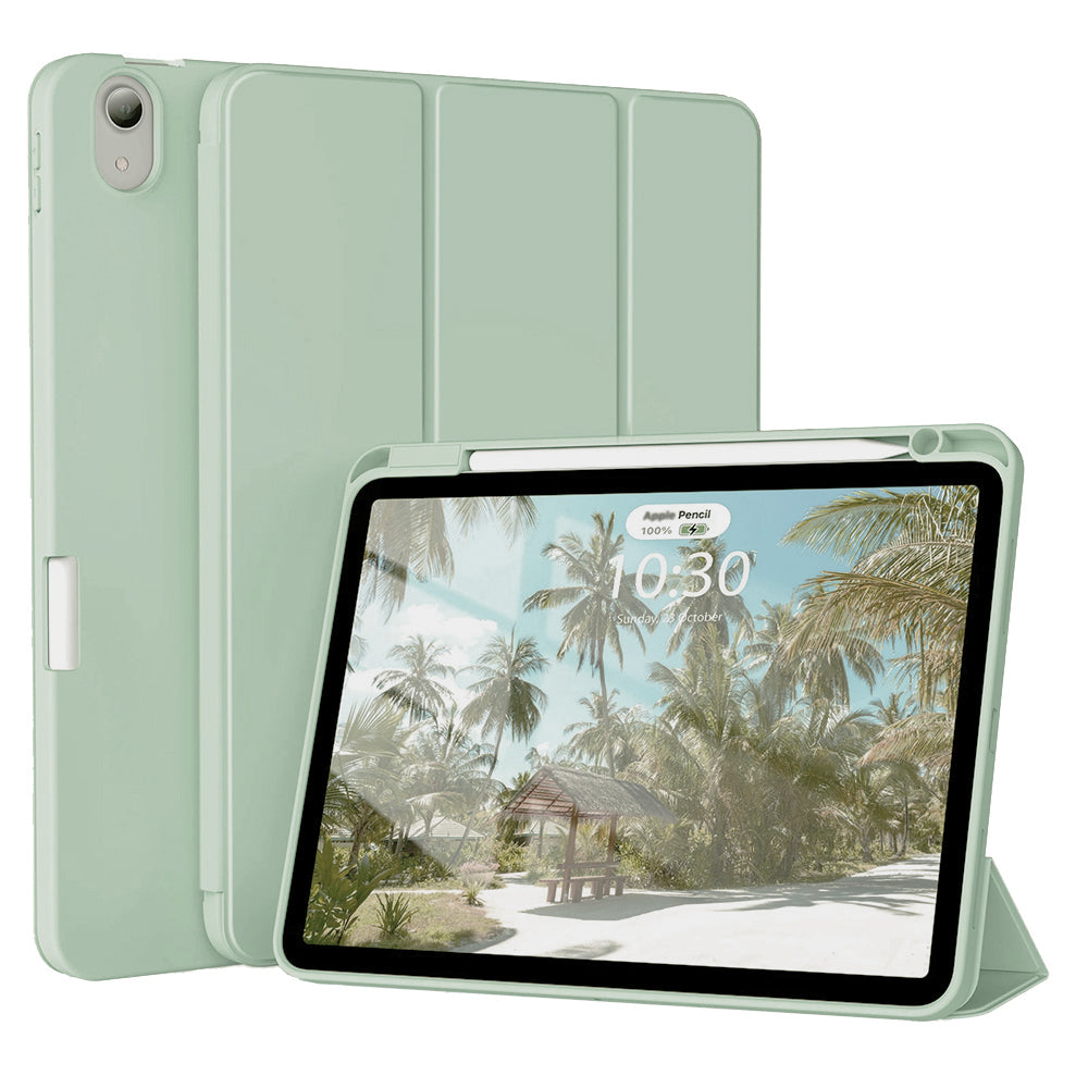 Hülle für Apple iPad Air (2022) / Air (2020), Techsuit, Flex Trifold, Matcha Grün