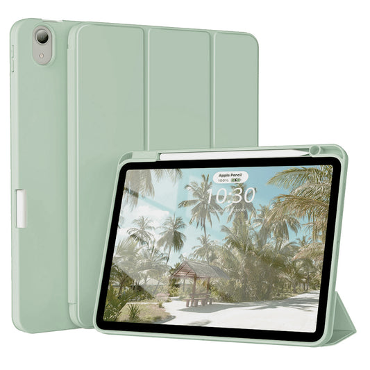 Hülle für Apple iPad Air (2022) / Air (2020), Techsuit, Flex Trifold, Matcha Grün
