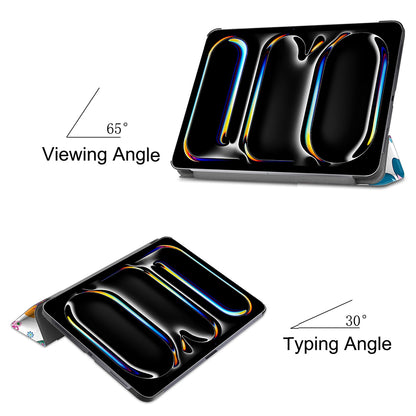 Case for Apple iPad Pro 11 (2024), Techsuit, FoldPro Butterfly, Multicolor