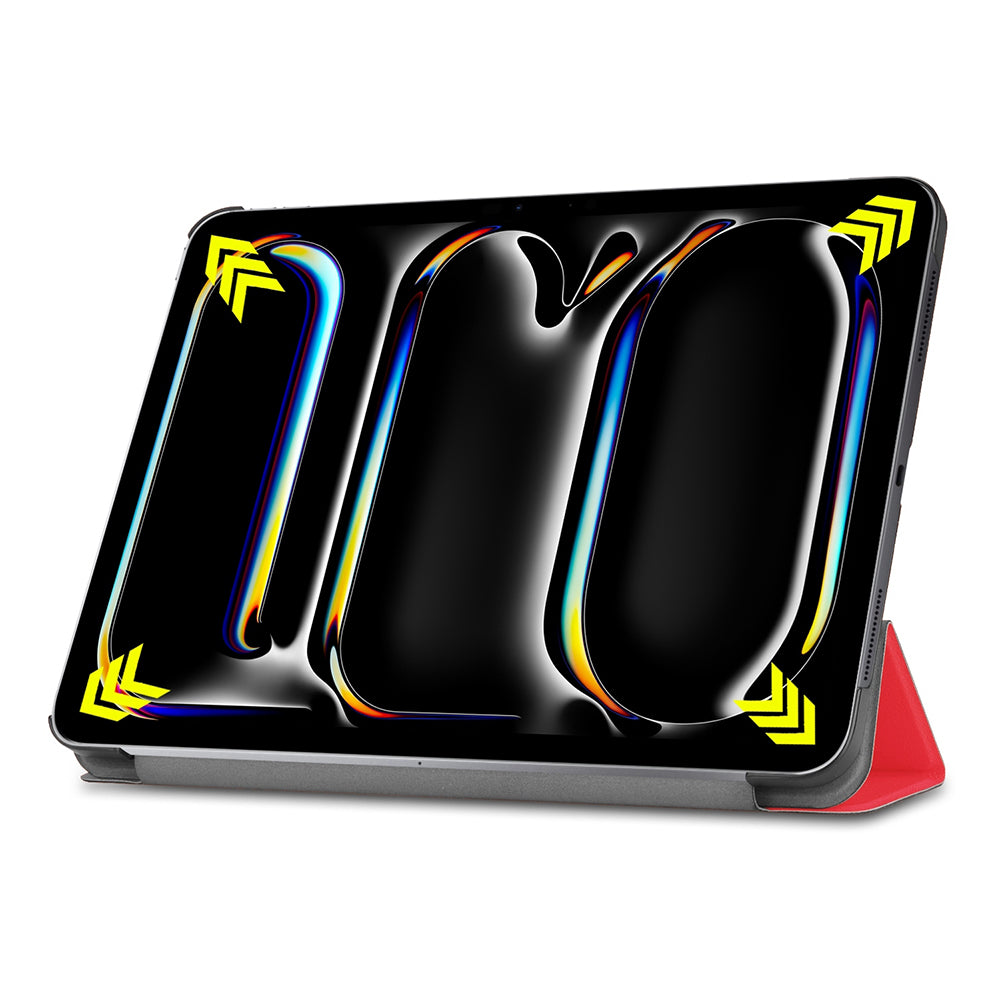 Hülle für Apple iPad Pro 11 (2024), Techsuit, FoldPro, Rot