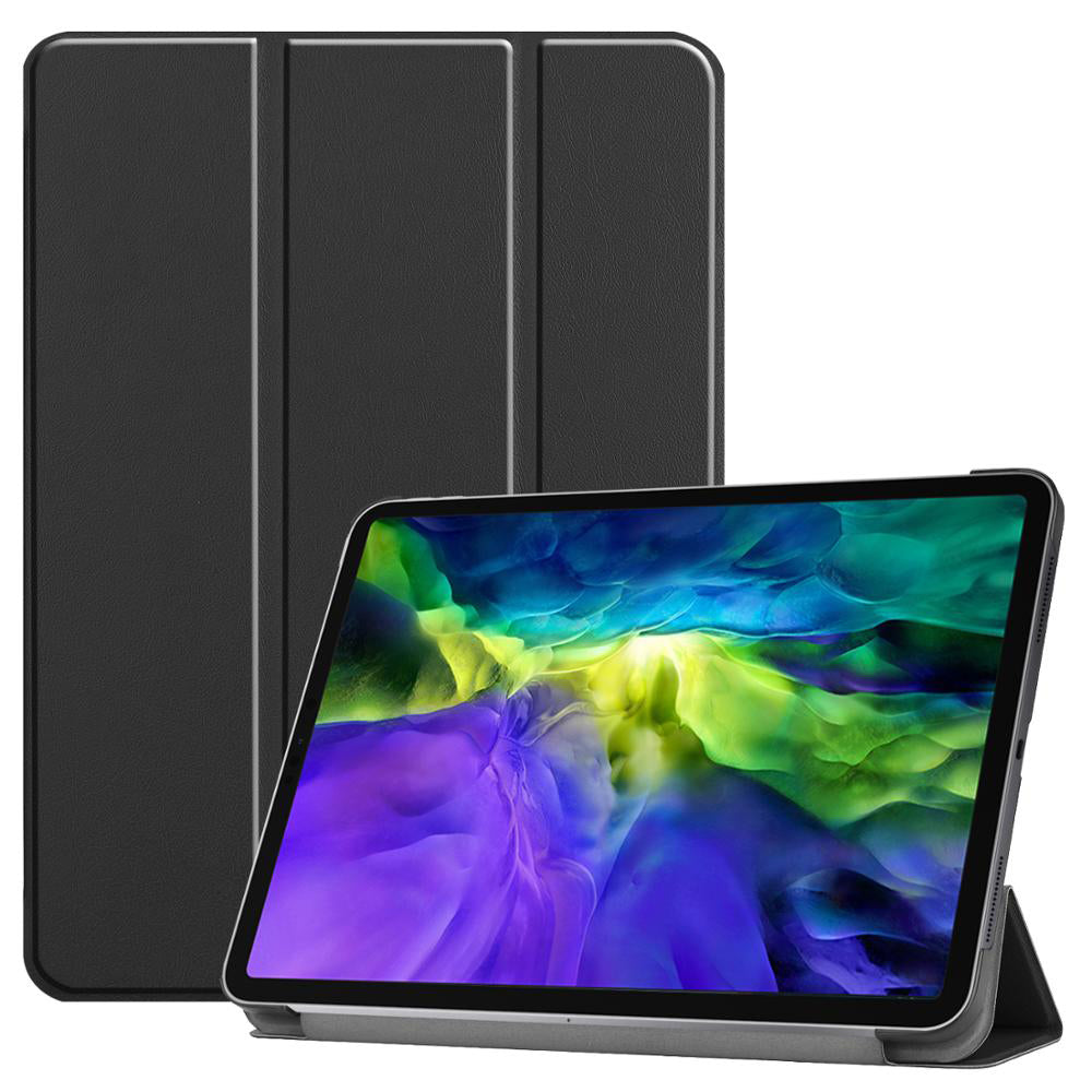 Hülle für Apple iPad Pro 12.9 (2022) / Pro 12.9 (2021) / Pro 12.9 (2020) / Pro 12.9 (2018), Techsuit, FoldPro, Schwarz