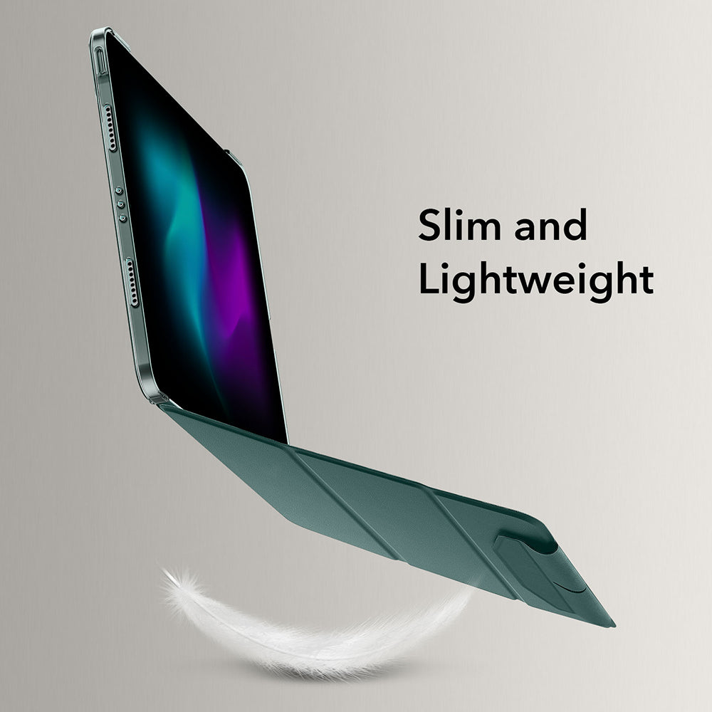 Hülle für Apple iPad Pro 13 (2024), ESR, Ascend Trifold, Satin Grün