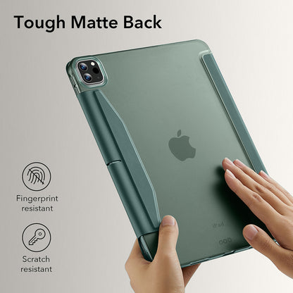 Hülle für Apple iPad Pro 13 (2024), ESR, Ascend Trifold, Satin Grün