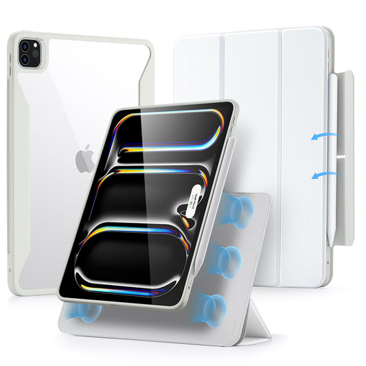 Hülle für Apple iPad Pro 13 (2024), ESR, Rebound Hybrid, Weiß