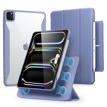 Case for Apple iPad Pro 13 (2024), ESR, Rebound Hybrid, Purple