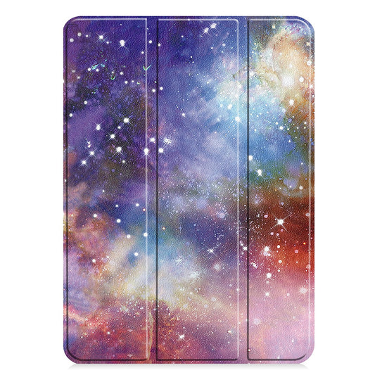 Hülle für Apple iPad Pro 13 (2024), Techsuit, FoldPro Galaxy, Mehrfarbig