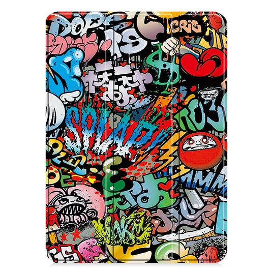 Hülle für Apple iPad Pro 13 (2024), Techsuit, FoldPro Urban Vibe, Mehrfarbig