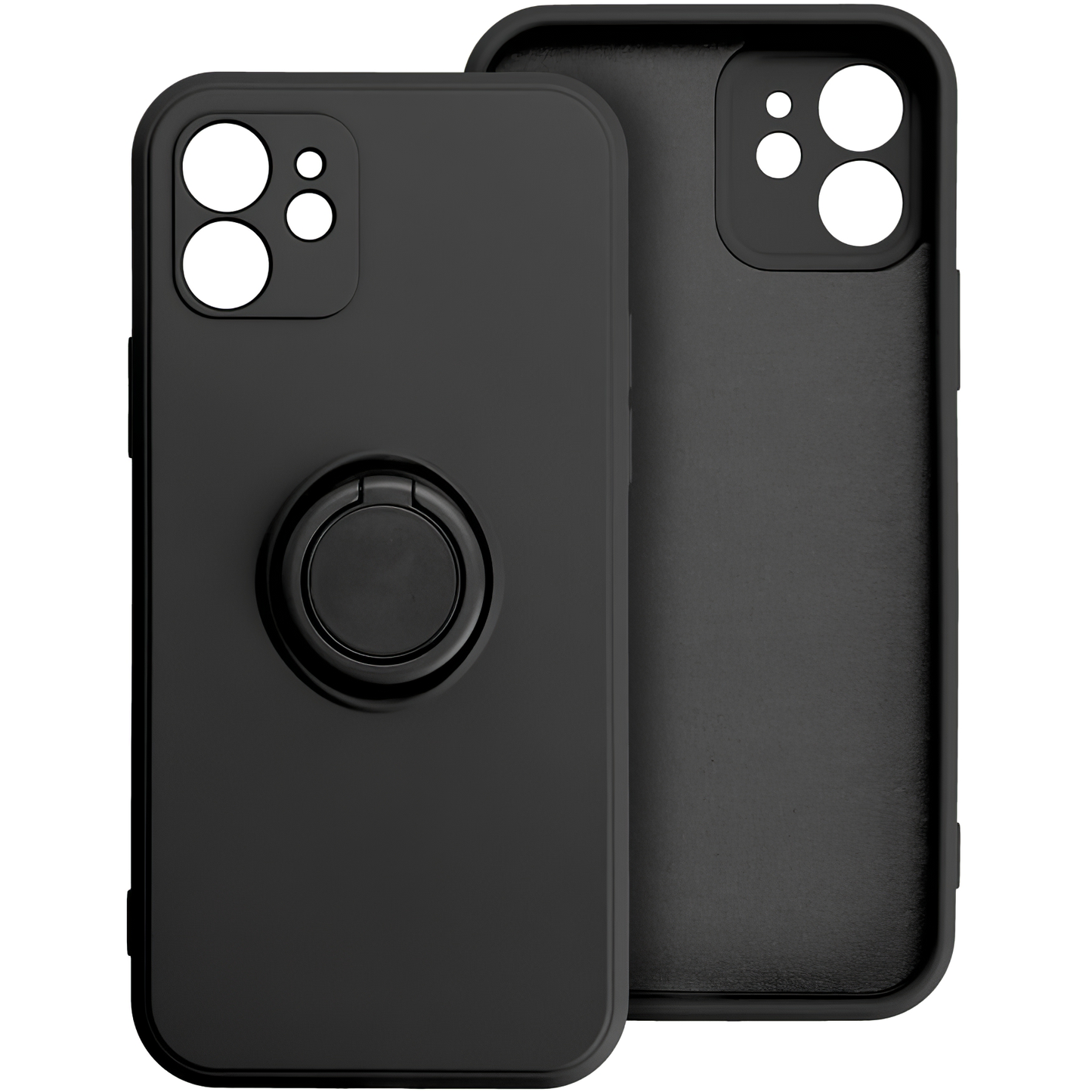 Hülle für Apple iPhone 16 Pro Max, OEM, Silikonring, Schwarz