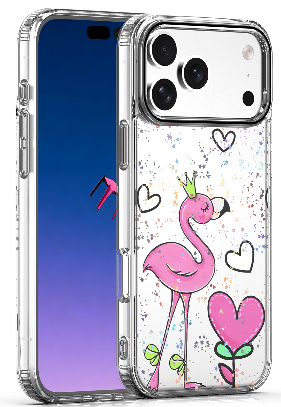 Hülle für Apple iPhone 17 Pro Max, OEM, Ultra Trendy Love 2, Mehrfarbig
