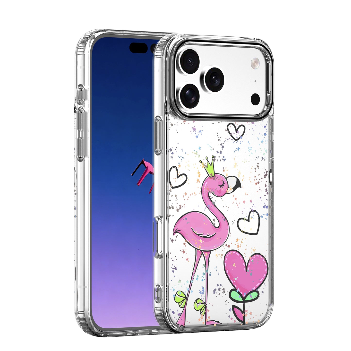 Hülle für Apple iPhone 16 Pro Max, OEM, Ultra Trendy Love 2, Mehrfarbig