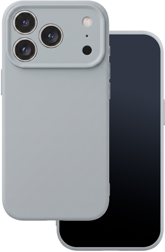Hülle für Apple iPhone 17 Pro Max, OEM, Silikon, Grau