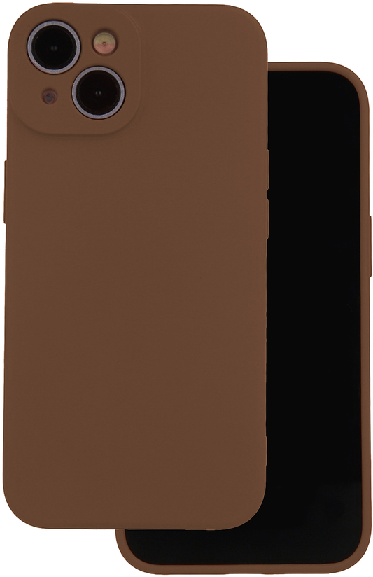 Hülle für Apple iPhone 18 Pro Max / 17 Pro Max, OEM, Silikon, Braun