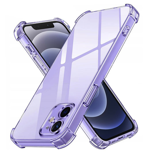 Hülle für Apple iPhone 12 mini, Techsuit, stoßfest klar, transparent