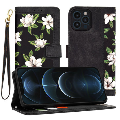 Hülle für Apple iPhone 12 Pro Max, Techsuit, FlipCraft, Schwarz