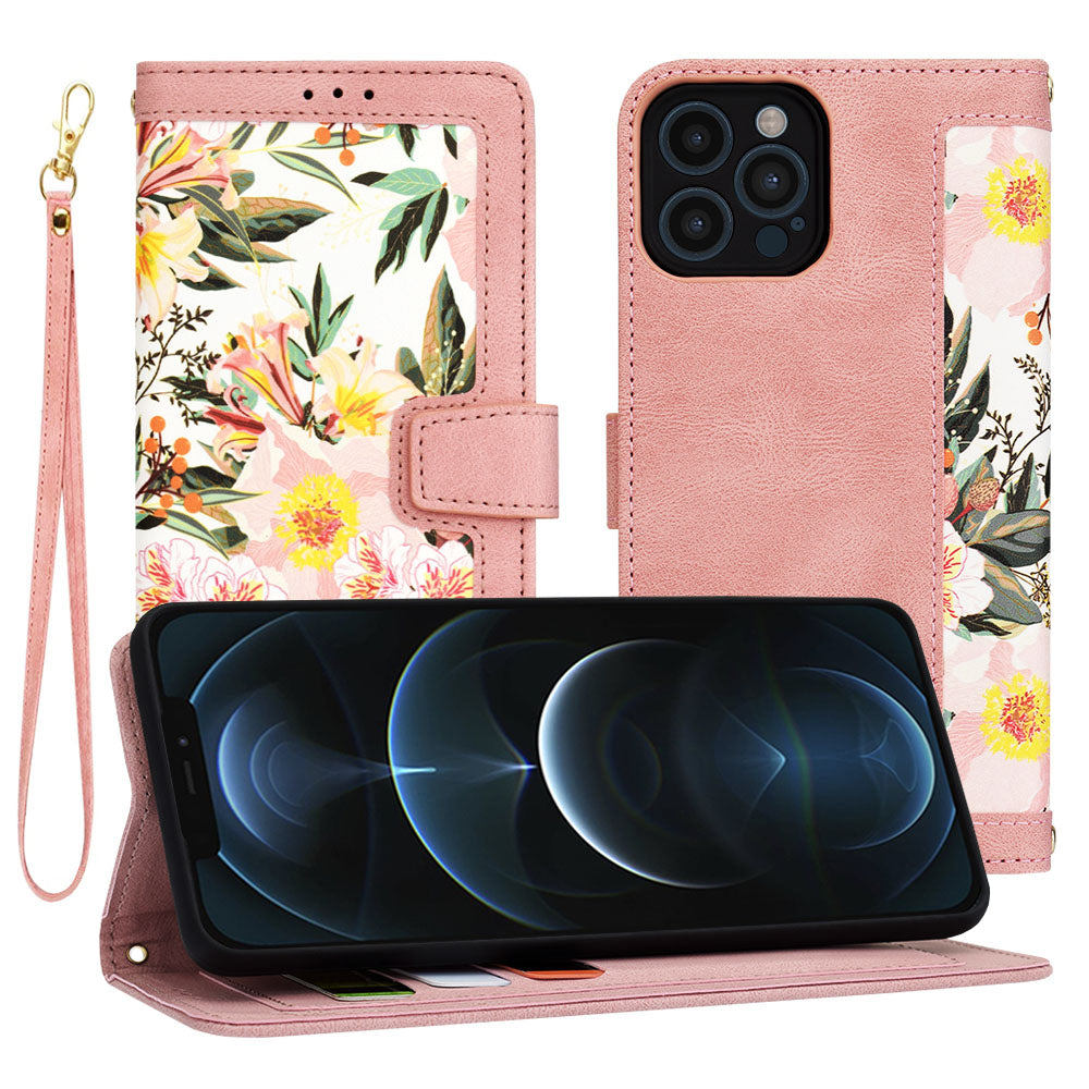 Hülle für Apple iPhone 12 Pro Max, Techsuit, FlipCraft, Rosa