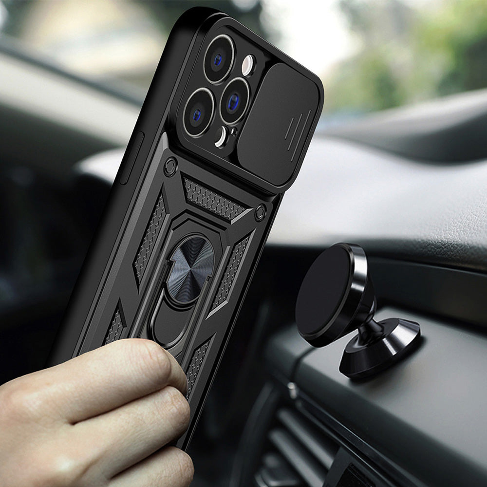 Hülle für Apple iPhone 13 Pro Max, Techsuit, CamShield, Schwarz