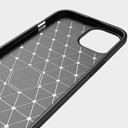 Hülle für Apple iPhone 13 Pro, Techsuit, Carbon, Schwarz
