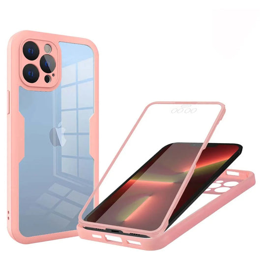 Hülle für Apple iPhone 13 Pro, Techsuit, ColorVerse 360, Rosa