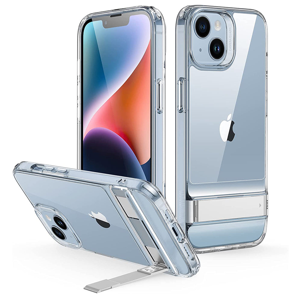 Hülle für Apple iPhone 14 Plus, ESR, Air Shield Boost Kickstand, Transparent