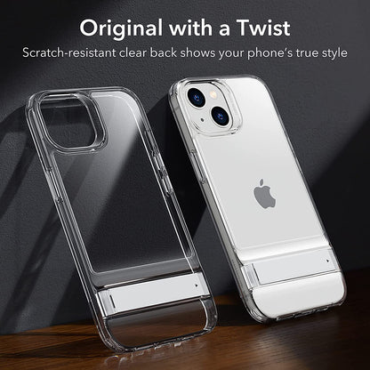 Hülle für Apple iPhone 14 Plus, ESR, Air Shield Boost Kickstand, Transparent