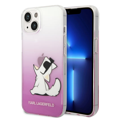 Case for Apple iPhone 14 Plus, Karl Lagerfeld, Choupette Fun, Pink