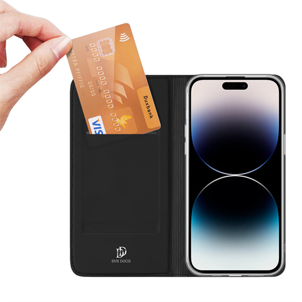 Hülle für Apple iPhone 14 Pro, DUX DUCIS, Skin Pro, Schwarz