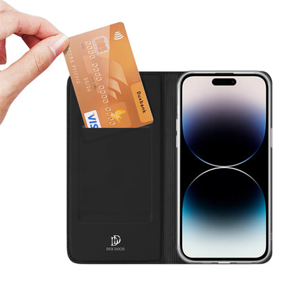 Hülle für Apple iPhone 14 Pro, DUX DUCIS, Skin Pro, Schwarz