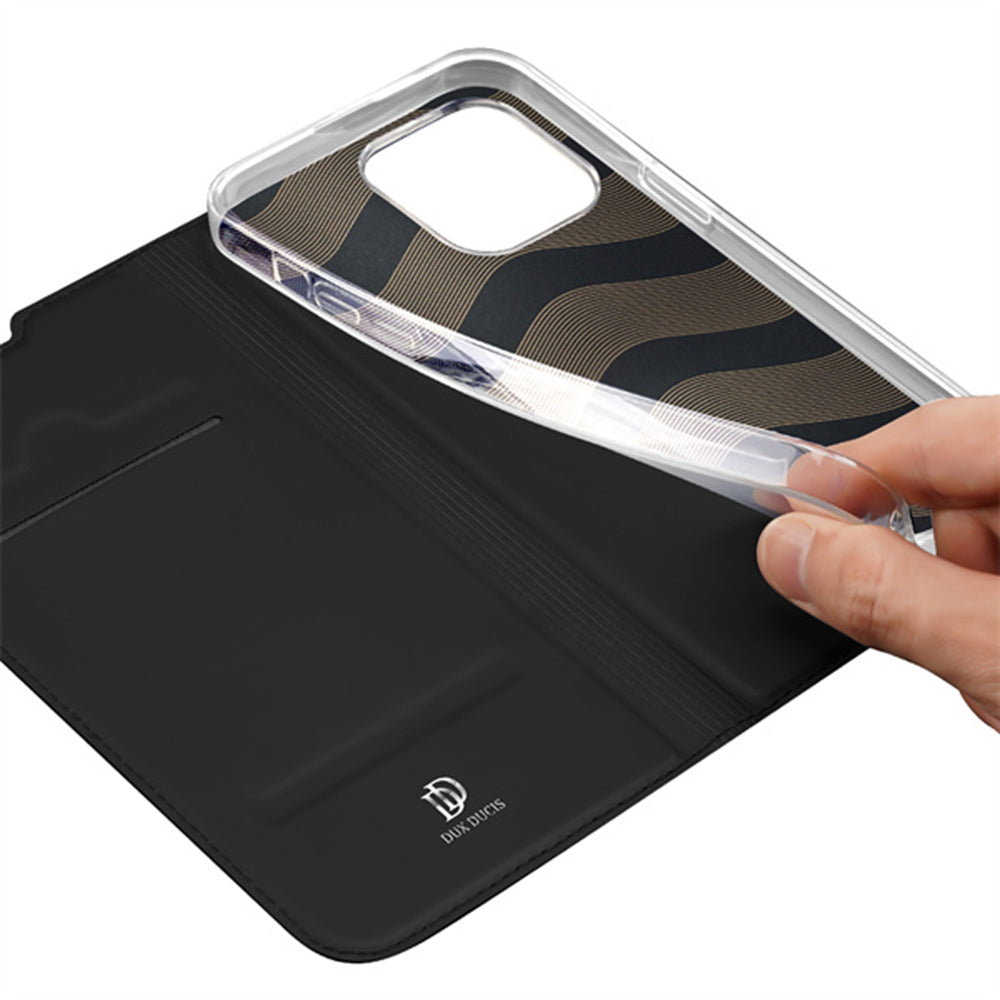 Hülle für Apple iPhone 14 Pro, DUX DUCIS, Skin Pro, Schwarz