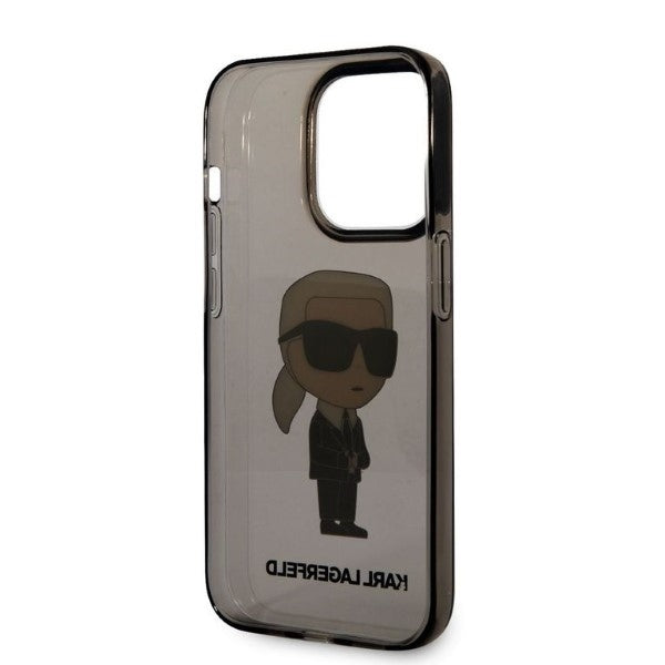 Hülle für Apple iPhone 14 Pro Max, Karl Lagerfeld, IML Ikonik NFT, Schwarz