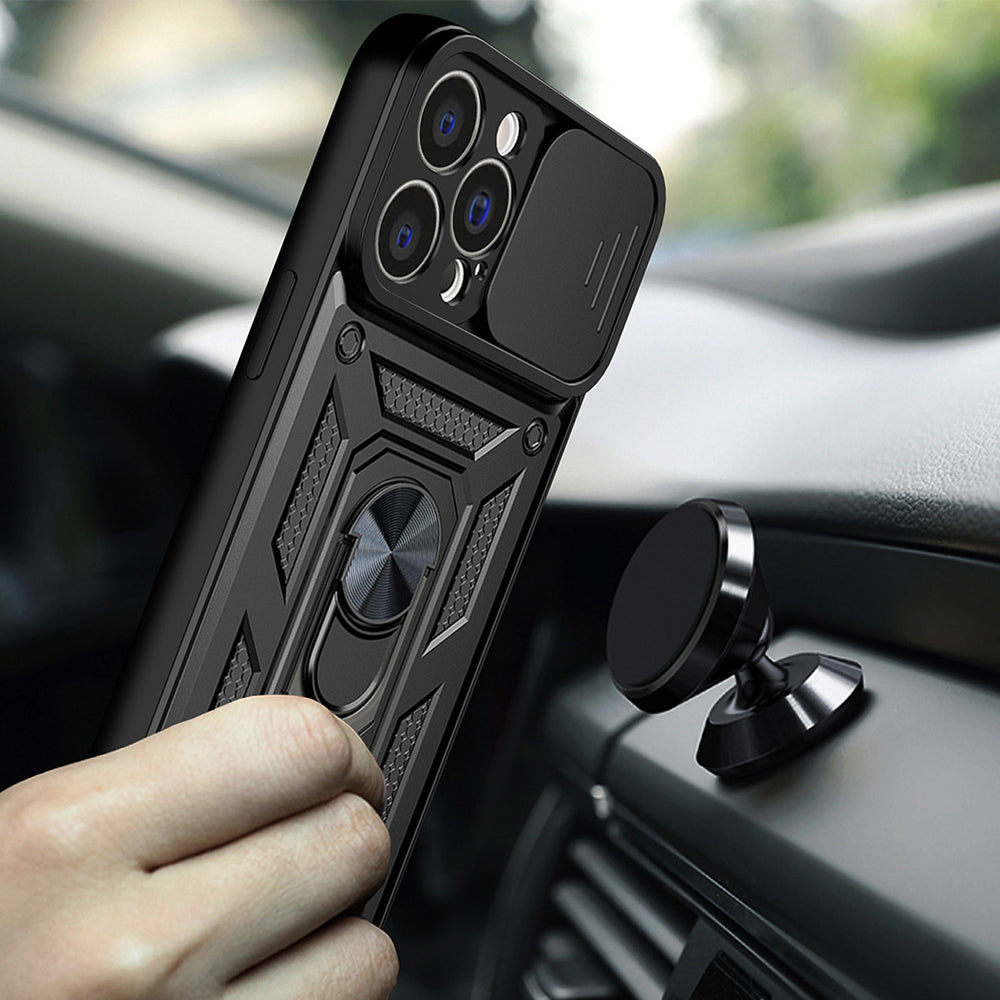 Hülle für Apple iPhone 14 Pro Max, Techsuit, CamShield, Schwarz