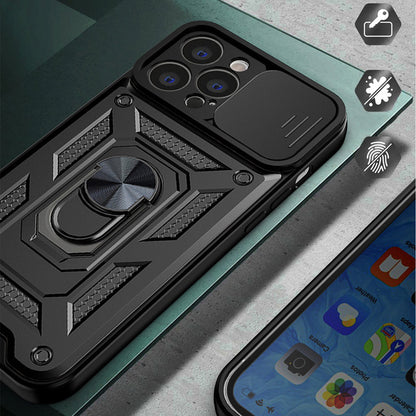 Hülle für Apple iPhone 14 Pro Max, Techsuit, CamShield, Schwarz