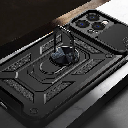 Hülle für Apple iPhone 14 Pro Max, Techsuit, CamShield, Schwarz