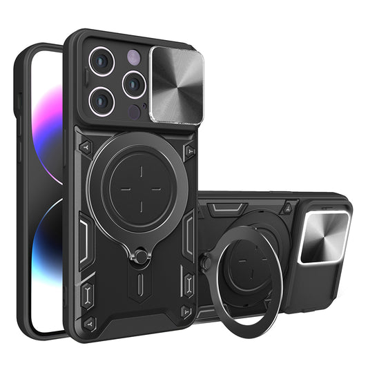 Hülle für Apple iPhone 14 Pro, Techsuit, CamGuard Pro, Schwarz