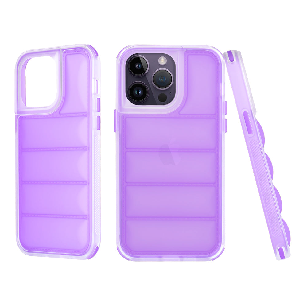 Hülle für Apple iPhone 14 Pro, Techsuit, Wave Shield, Lila