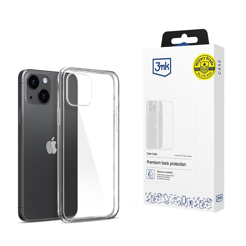 Hülle für Apple iPhone 15, 3MK, Klar, Transparent