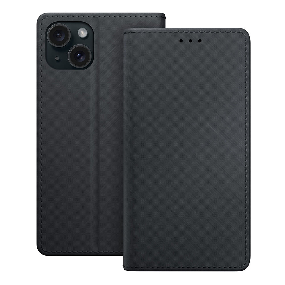 Hülle für Apple iPhone 15, 3MK, Wallet, Schwarz