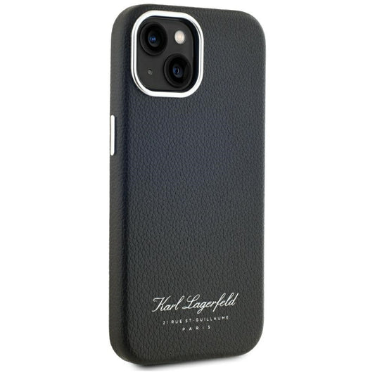 Hülle für Apple iPhone 15, Karl Lagerfeld, RSG, Schwarz