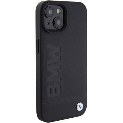 Hülle für Apple iPhone 15 Plus, BMW, Natural Hot Stamp, Schwarz