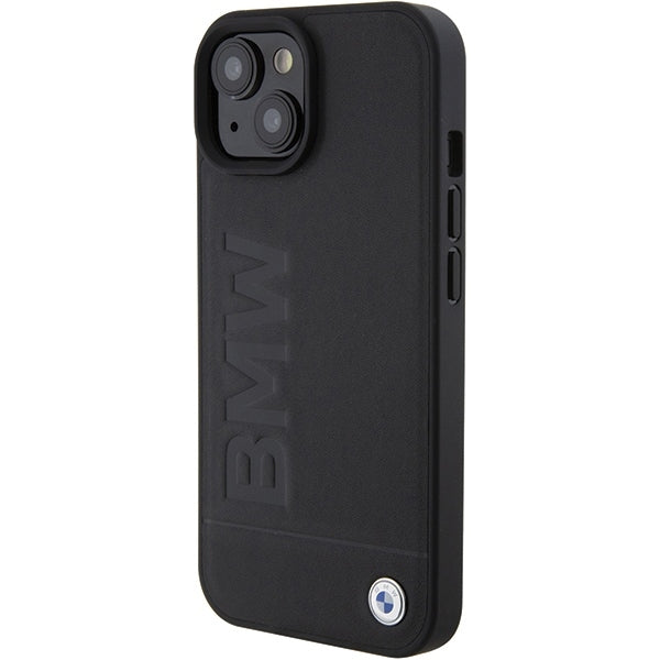 Hülle für Apple iPhone 15 Plus, BMW, Natural Hot Stamp, Schwarz