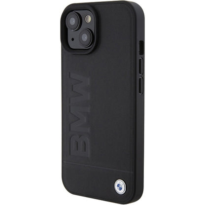 Hülle für Apple iPhone 15 Plus, BMW, Natural Hot Stamp, Schwarz