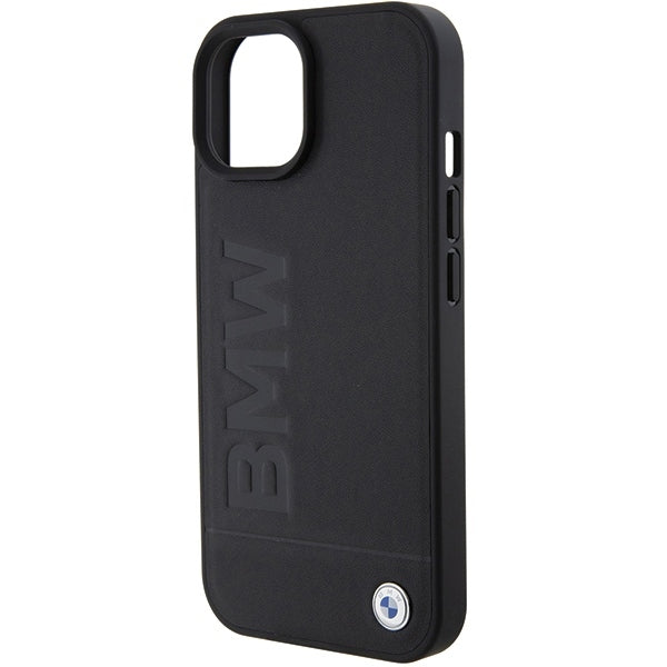 Hülle für Apple iPhone 15 Plus, BMW, Natural Hot Stamp, Schwarz