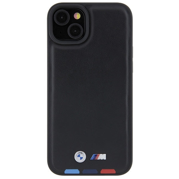 Hülle für Apple iPhone 15 Plus, BMW, Stamp Tricolor, Schwarz