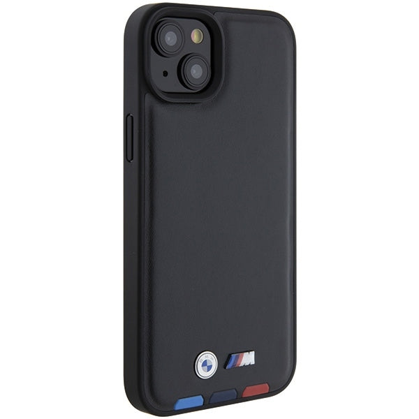 Hülle für Apple iPhone 15 Plus, BMW, Stamp Tricolor, Schwarz